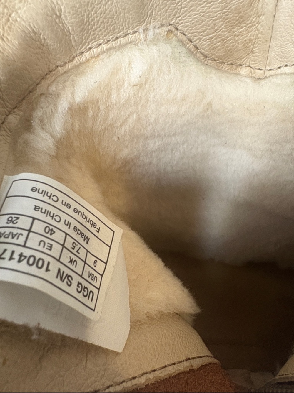 UGG Brown Leather Women's Ankle Booties - Picture 8 of 9